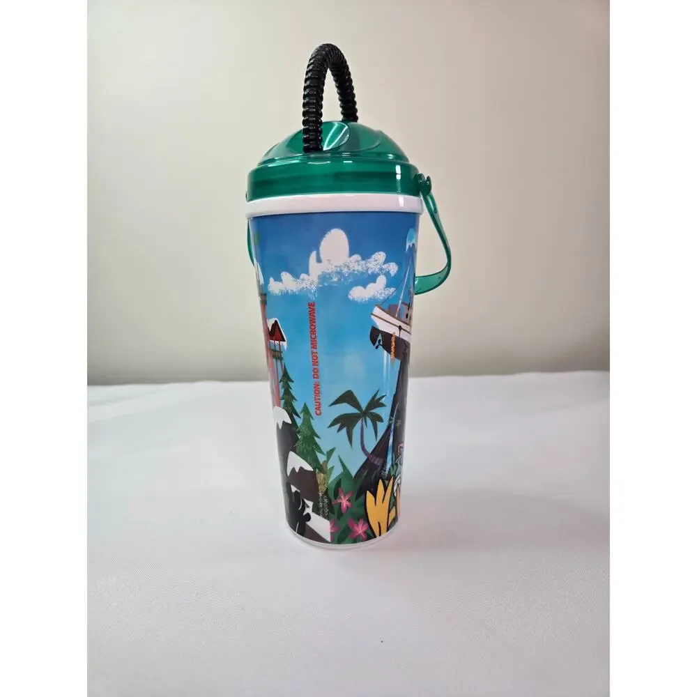 Disney World 50th Anniversary Typhoon Lagoon Refillable Mug Mickey Donald Duck